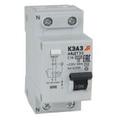 Выключатель автоматический дифференциального тока 2п C 16А 30мА тип AC 4.5кА АВДТ32-22C16-AC УХЛ4 КЭАЗ 318361