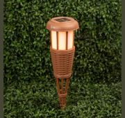 Светильник садовый ERASF22-35 «Факел бамбук» уличный на солнечн. батарее Эра Б0053383